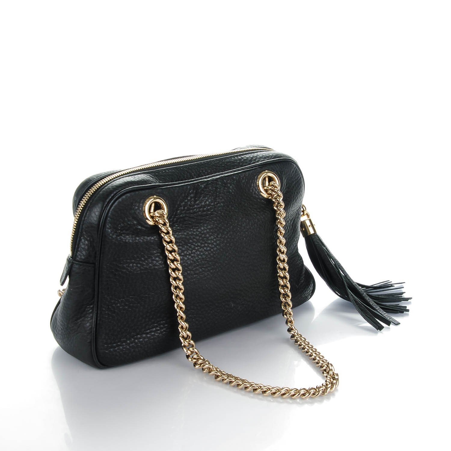 Gucci Pebbled Calfskin Small Soho Bowler Black 3 of 7