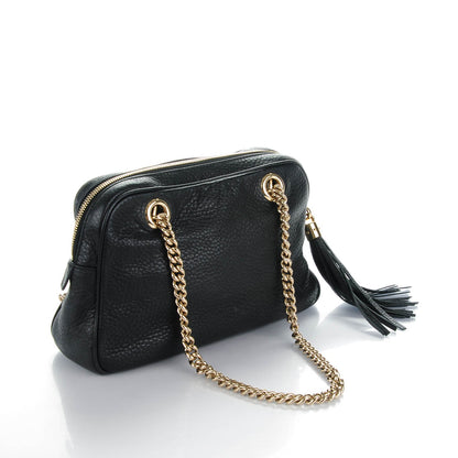 Gucci Pebbled Calfskin Small Soho Bowler Black 3 of 7