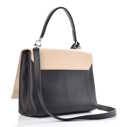 Louis Vuitton Soft Calfskin Lockme II Top Handle Vanille Black 4 of 7