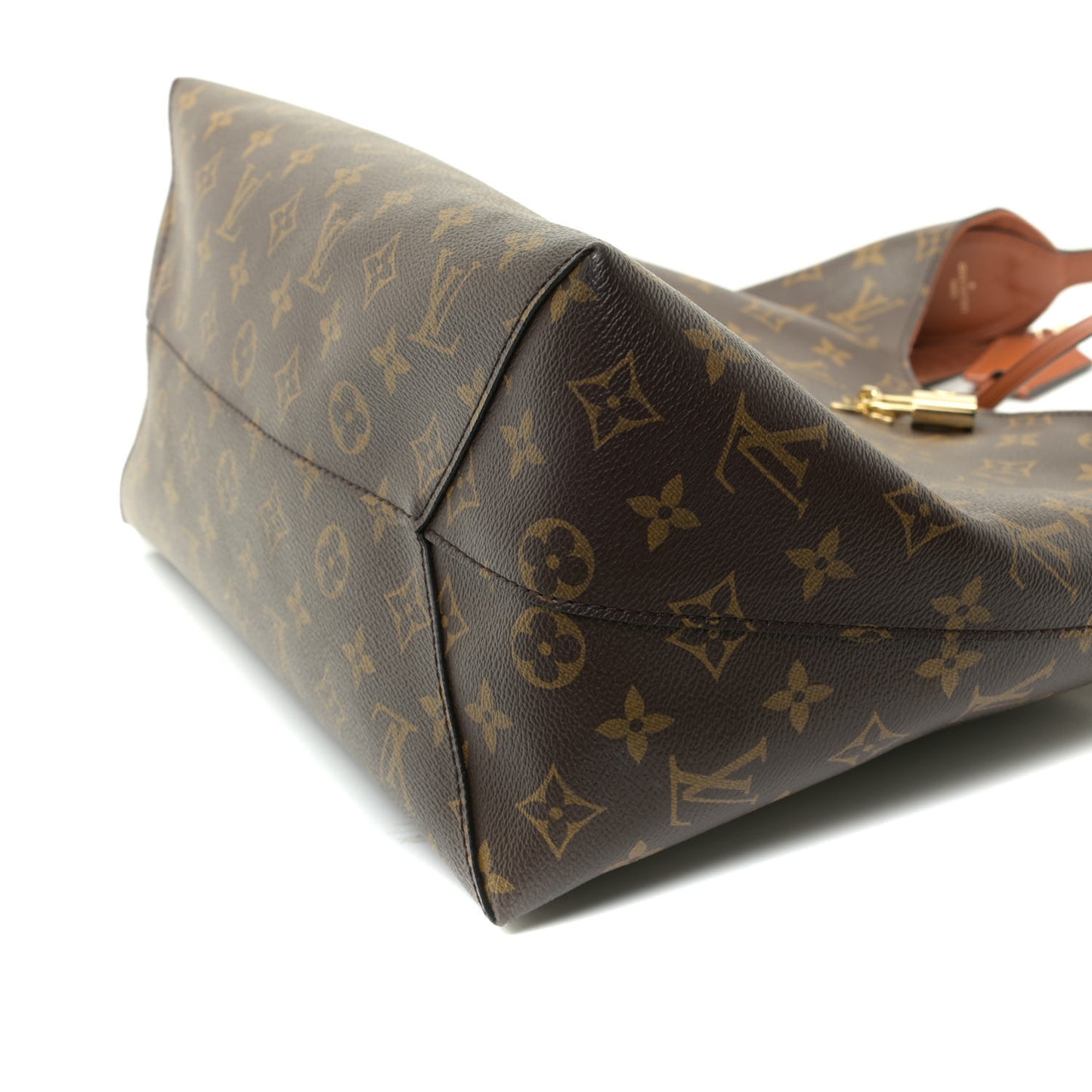Monogram Flower Hobo Caramel