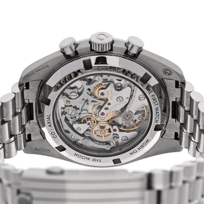 Omega Stainless Steel 42mm Speedmaster Moonwatch Professional Chronograph Manual Winding Watch Black 310.30.42.50.01.002 4 of 5