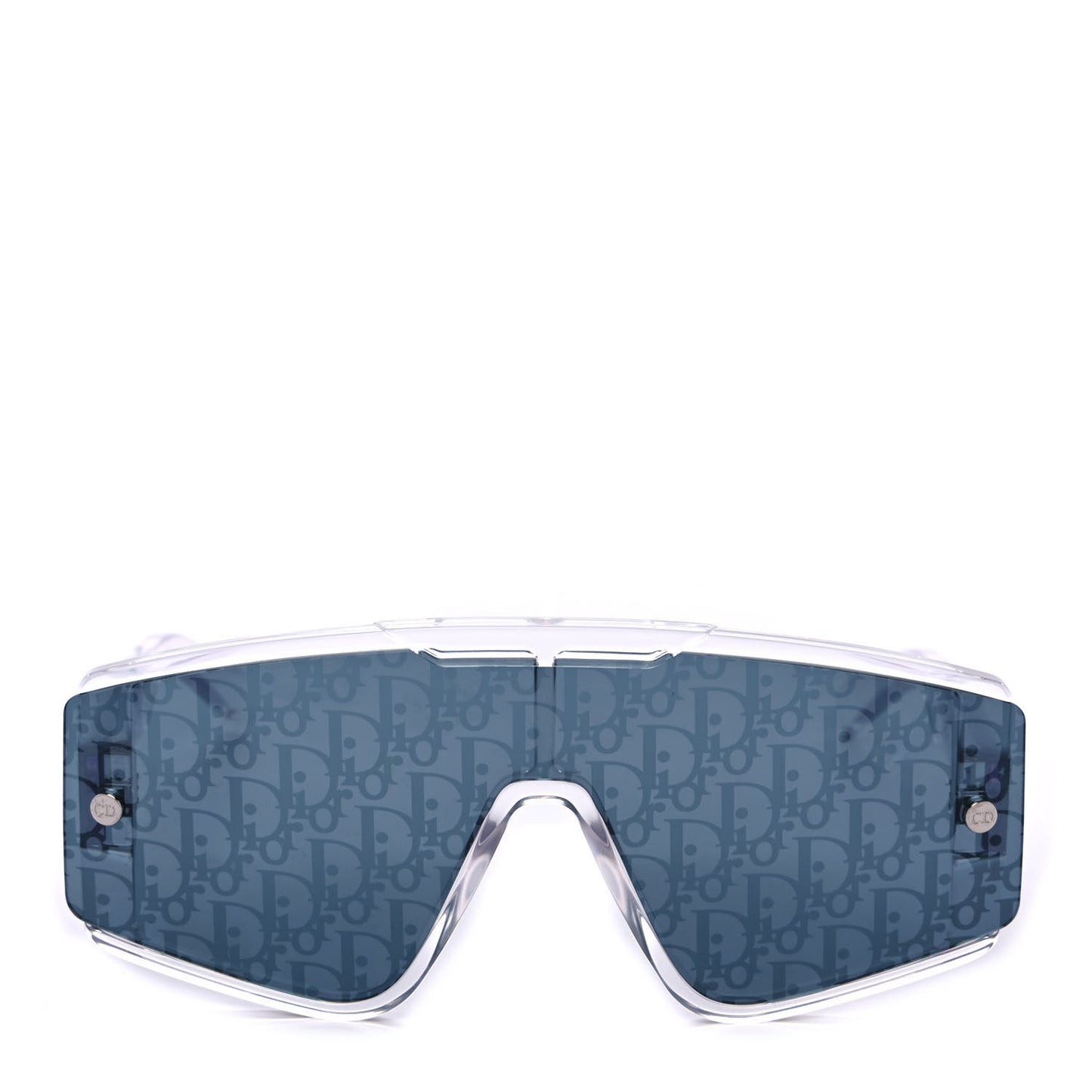 Acetate Diorxtrem MU Oblique Mask Sunglasses Black
