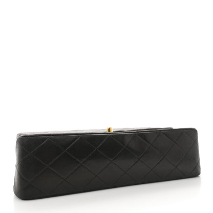 Chanel Lambskin Quilted Medium Double Flap Black 4 of 14