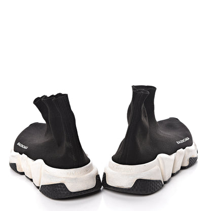 Balenciaga Neoprene Knit Womens Speed Sneakers 36 Black White 17 of 18