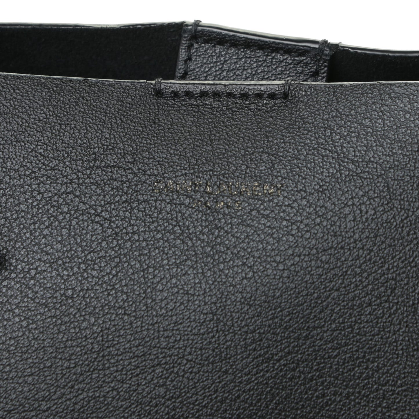 Calfskin Large Shopping Tote Black