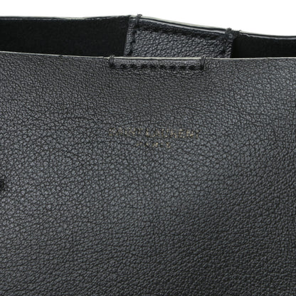 Saint Laurent Calfskin Large Shopping Tote Black 11 of 12
