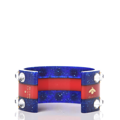 Gucci Crystal Web Cuff 16 Blue 3 of 5