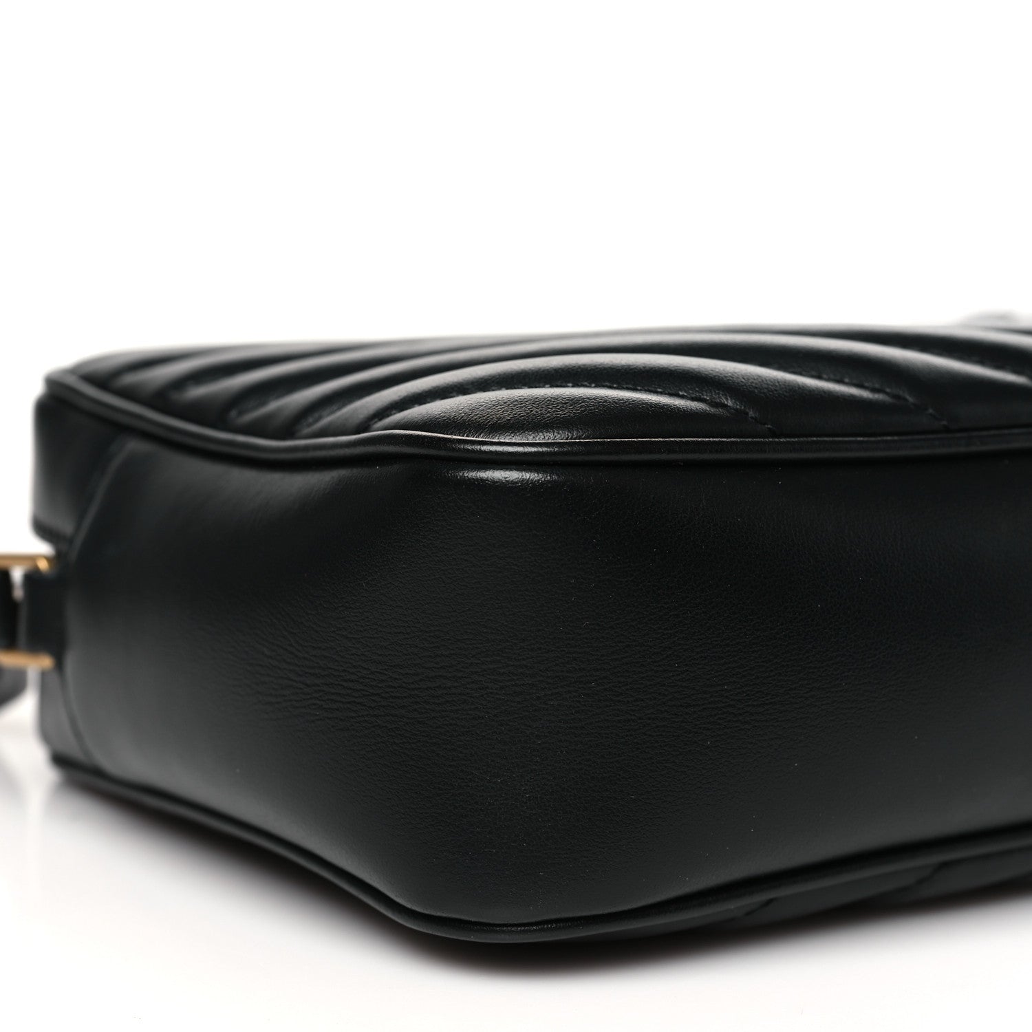 Saint Laurent Calfskin Matelasse Monogram Lou Camera Bag Black 9 of 12