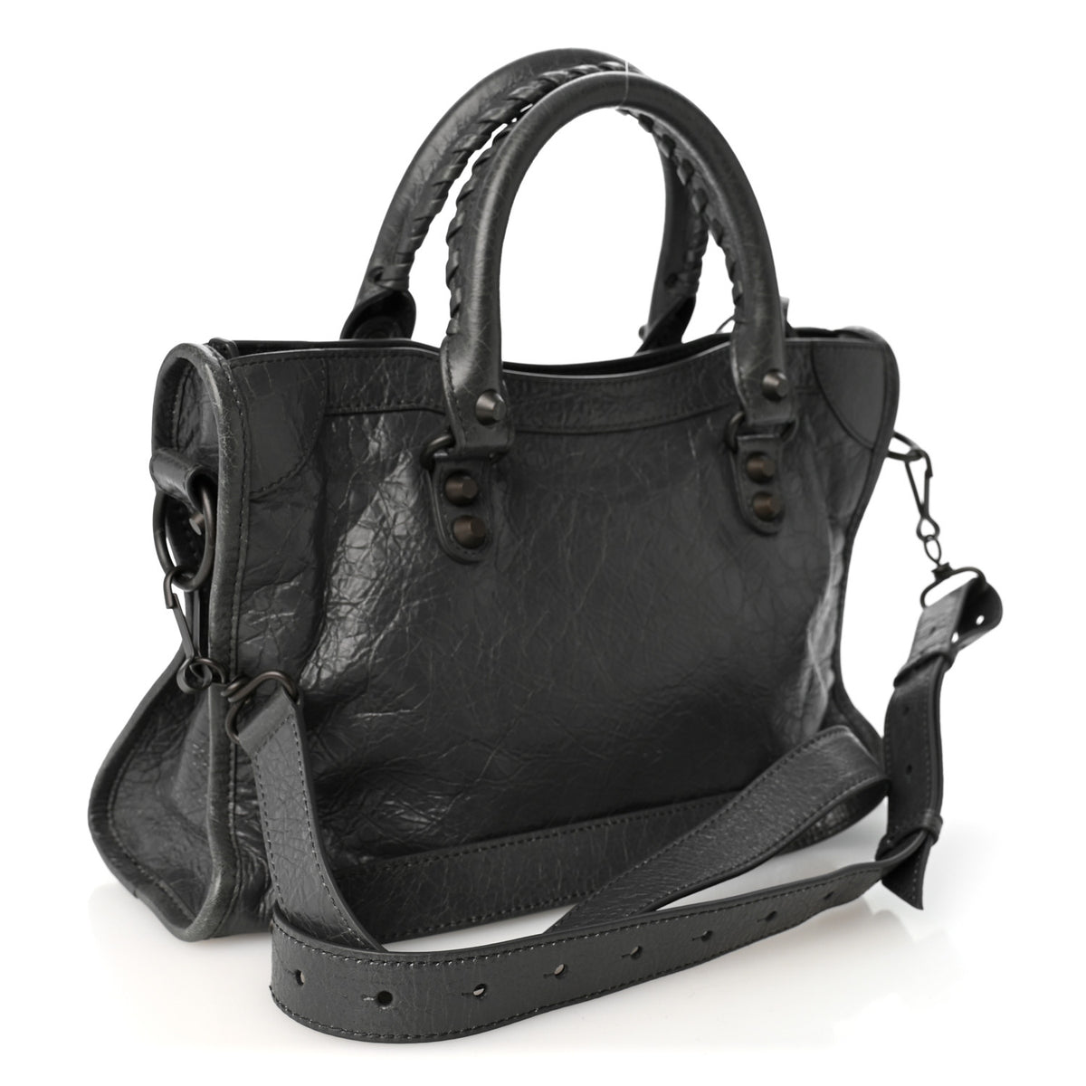Balenciaga Agneau Arena Classic Hardware Small Le City Volcanic Rock 4 of 19