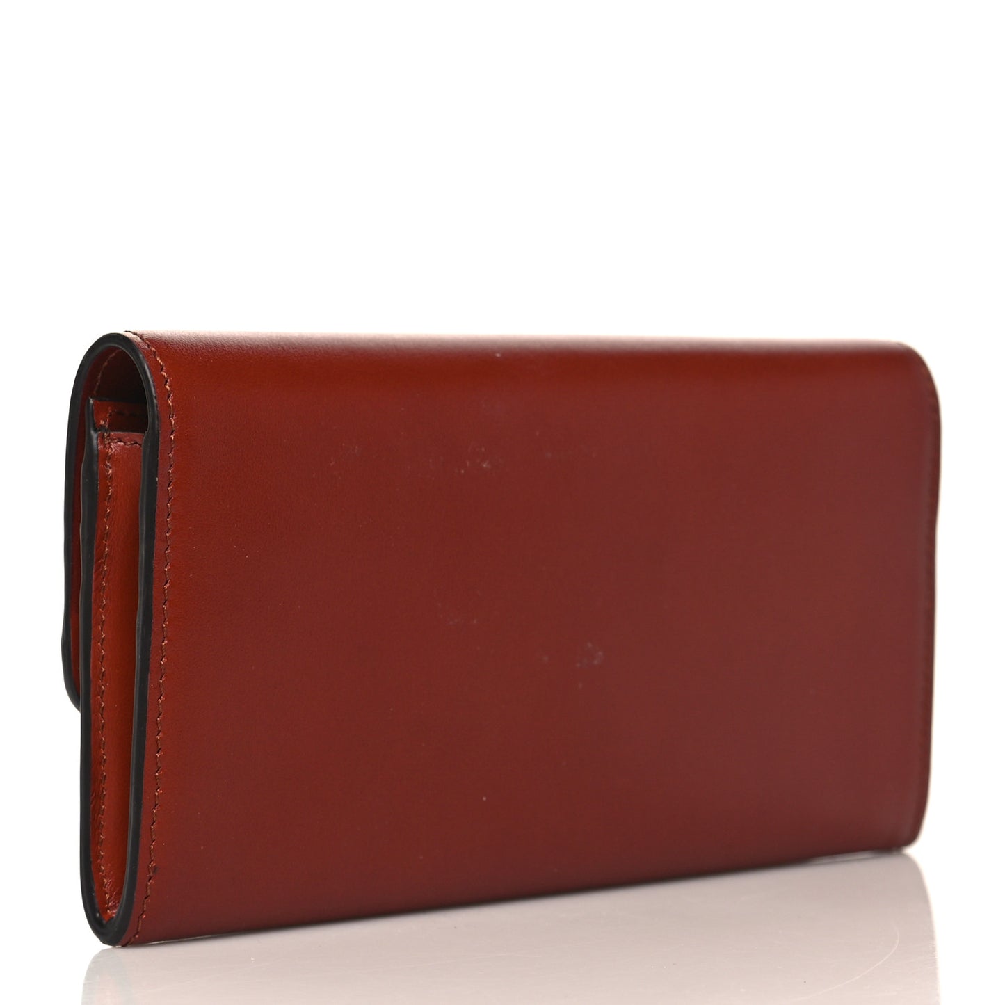 Smooth Calfskin Chloe Long Wallet Tan