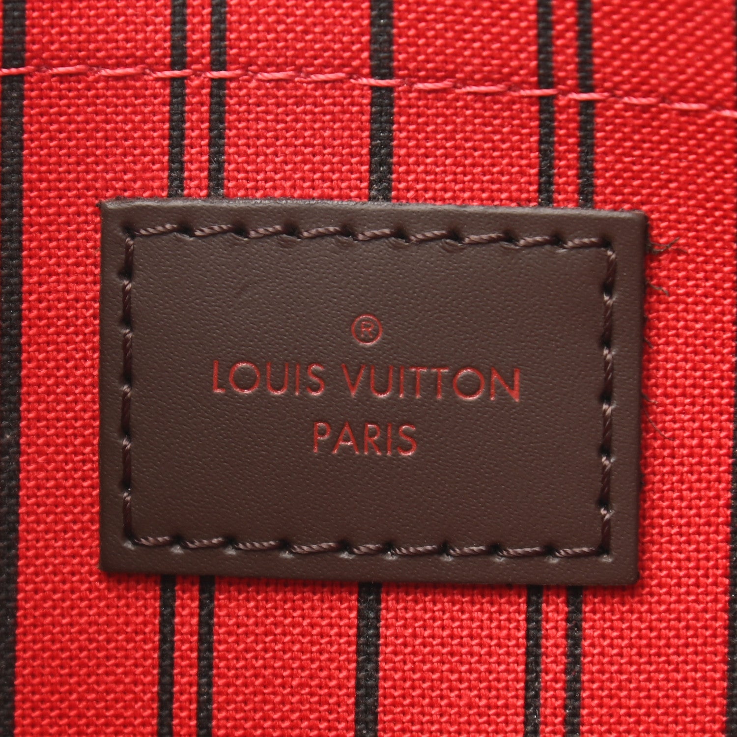 Louis Vuitton Damier Ebene Neverfull MM GM Pochette 6 of 7