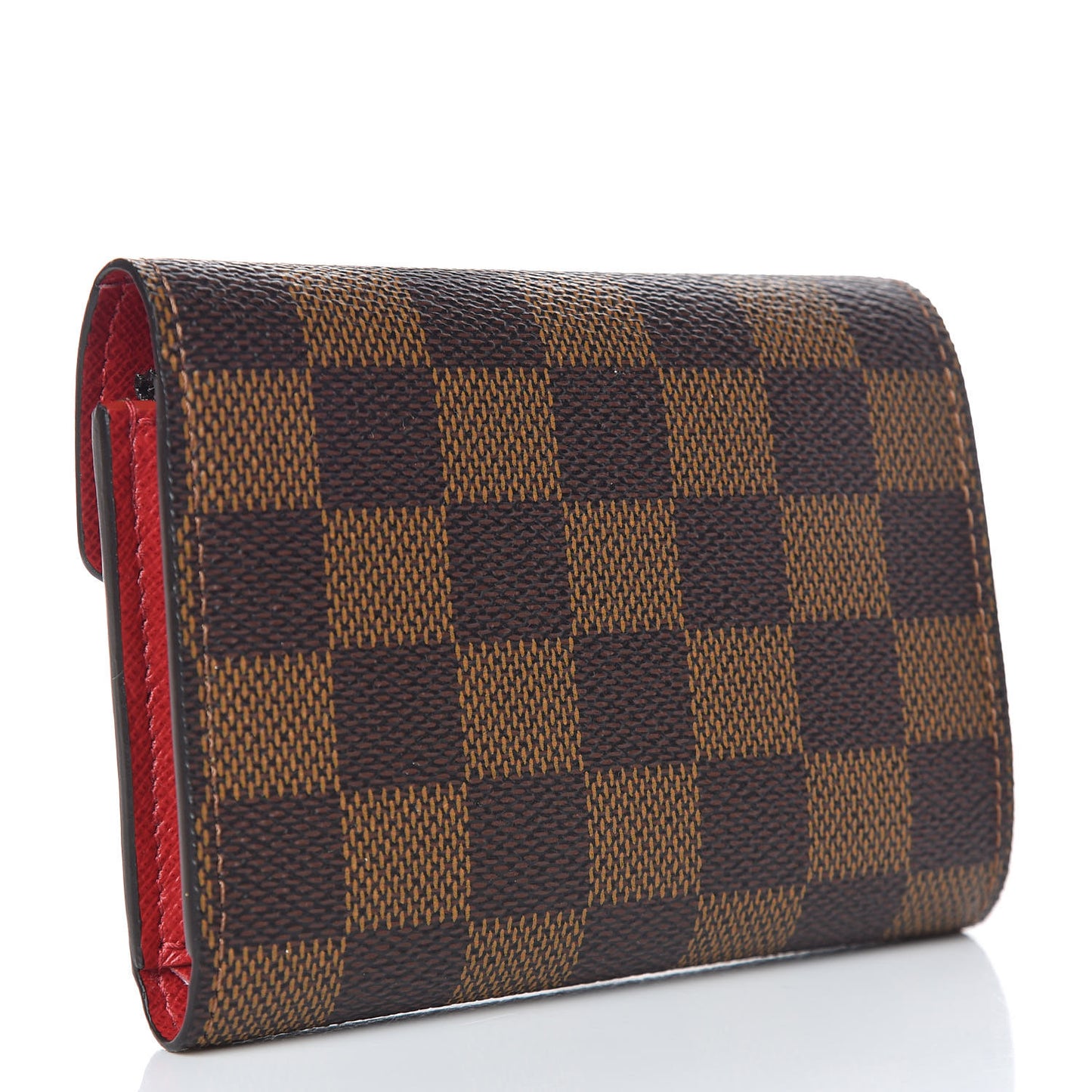Damier Ebene Victorine Wallet Red