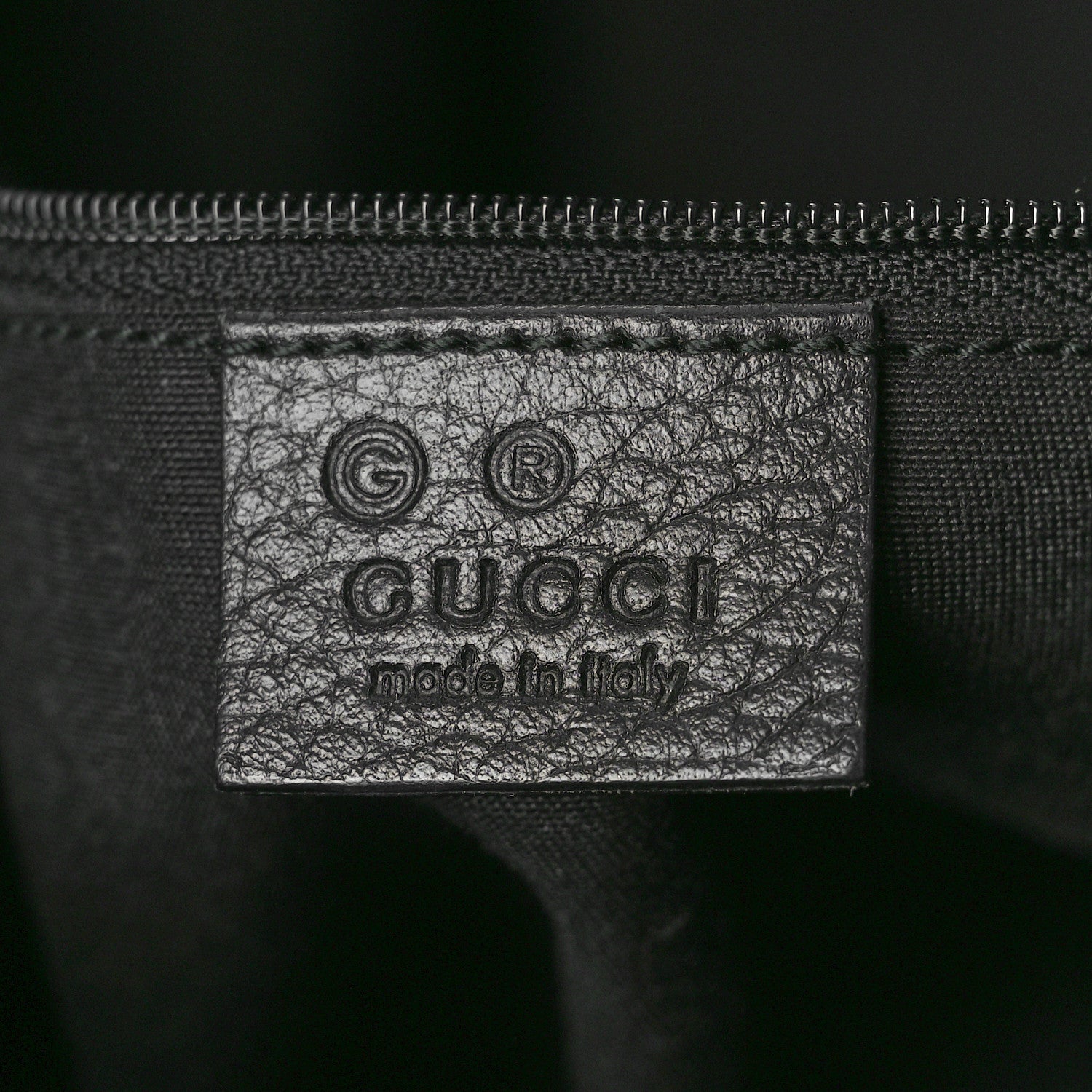 Gucci Pebbled Calfskin Medium Marrakech Hobo Black 6 of 11