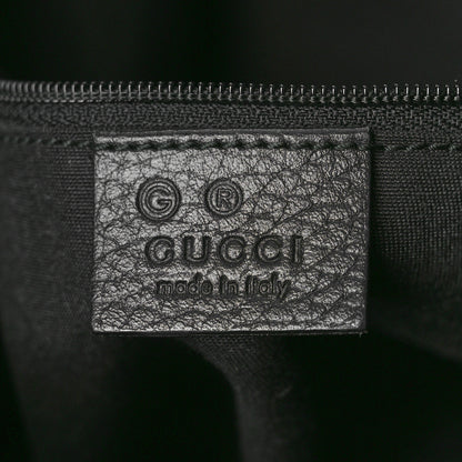 Gucci Pebbled Calfskin Medium Marrakech Hobo Black 6 of 11