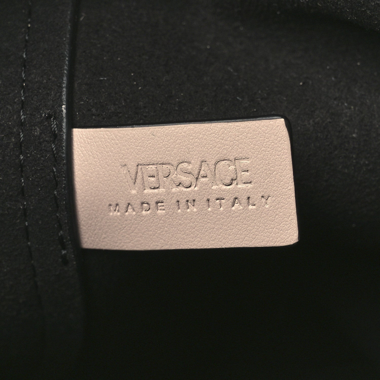 Versace Calfskin Palazzo Tote Beige 6 of 13