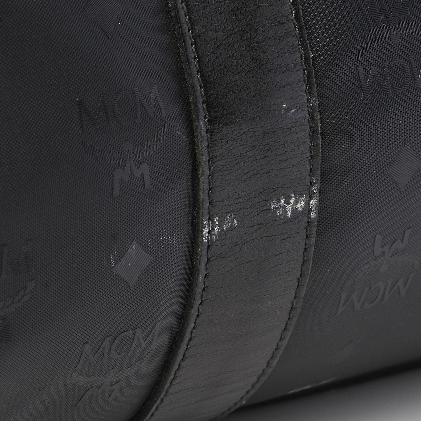Monogram Coated Canvas Weekender Black