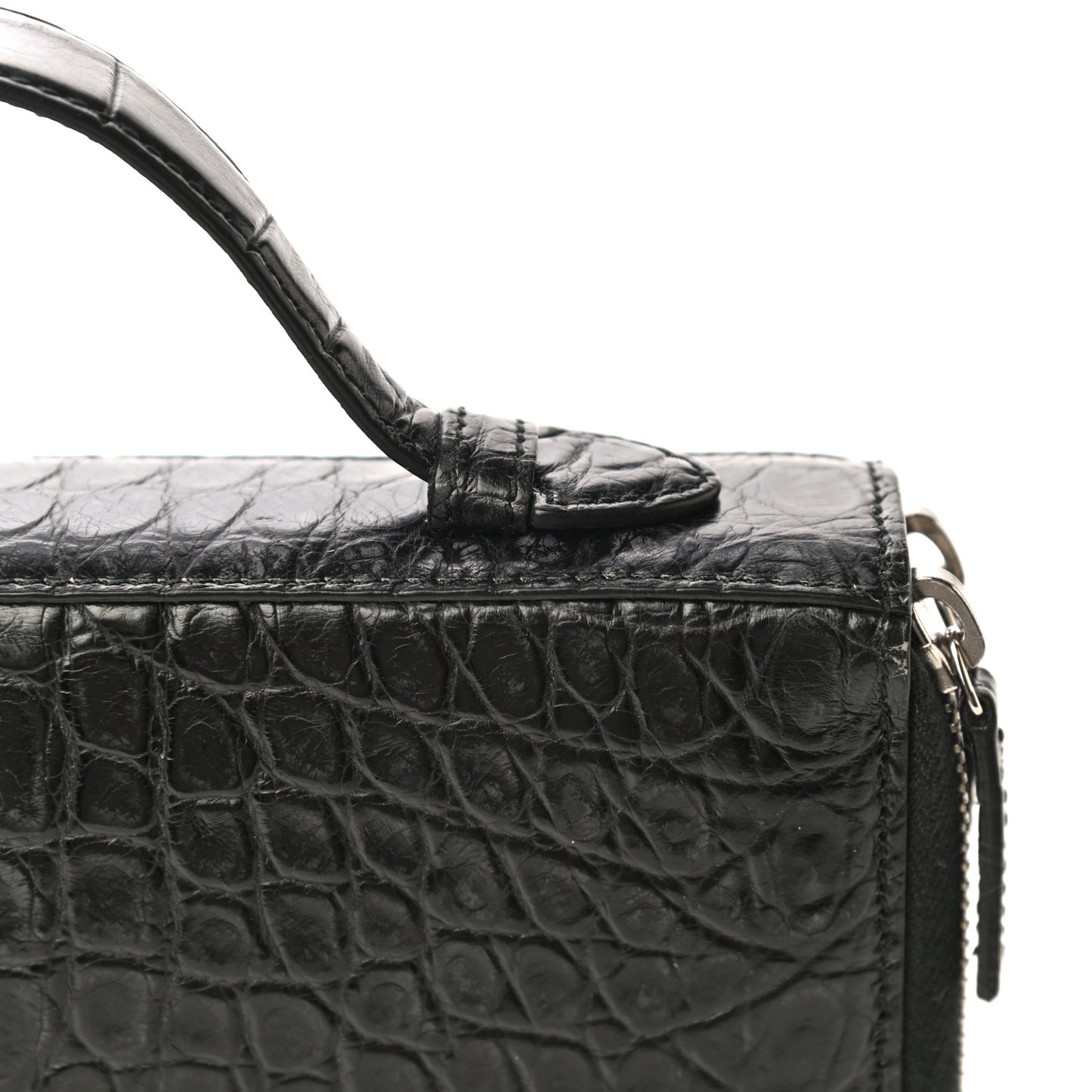 Crocodile Travel Document Case Black