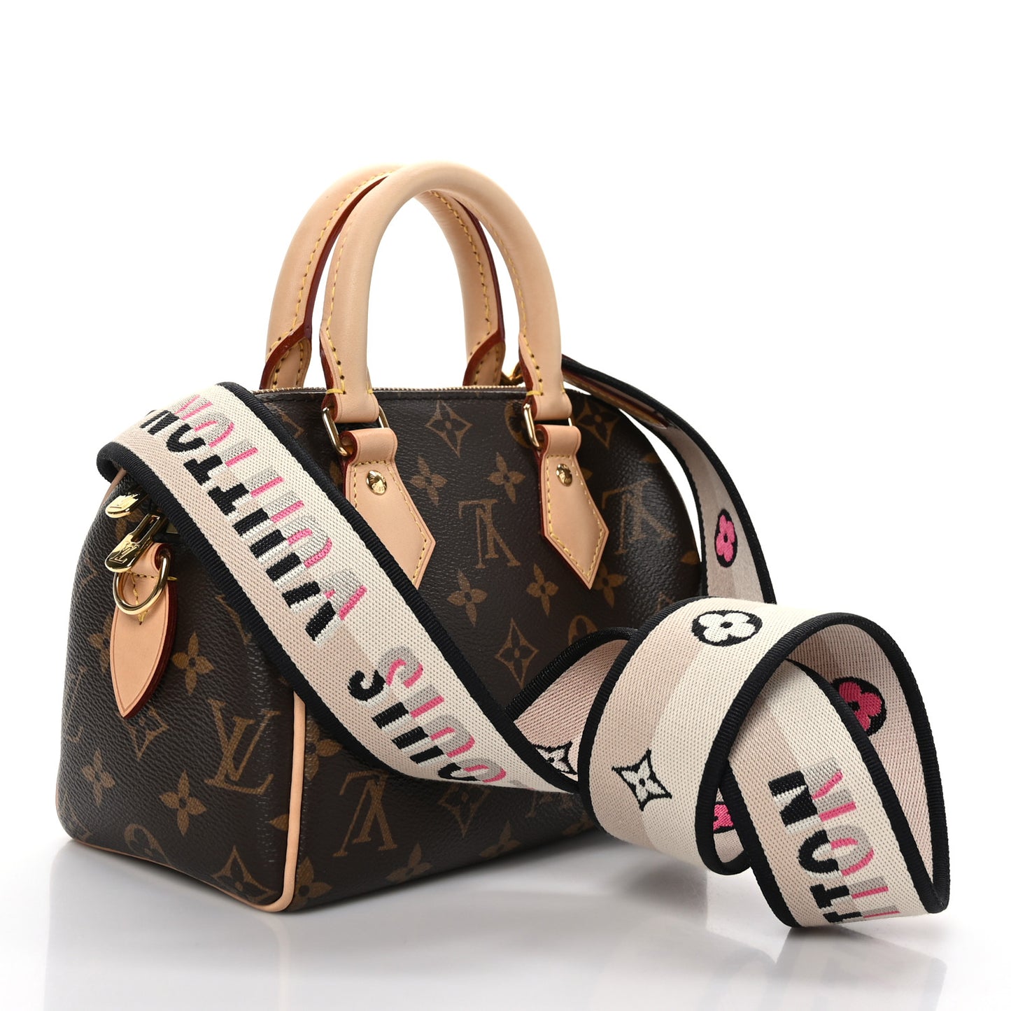 Monogram Speedy Bandouliere 20 Black