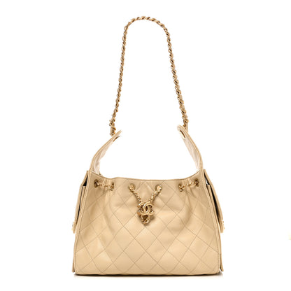 Chanel Caviar Quilted Small Chanel 25 Handbag Light Beige 1 of 10