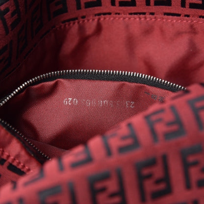 Fendi Zucchino Baguette Red Black 7 of 10