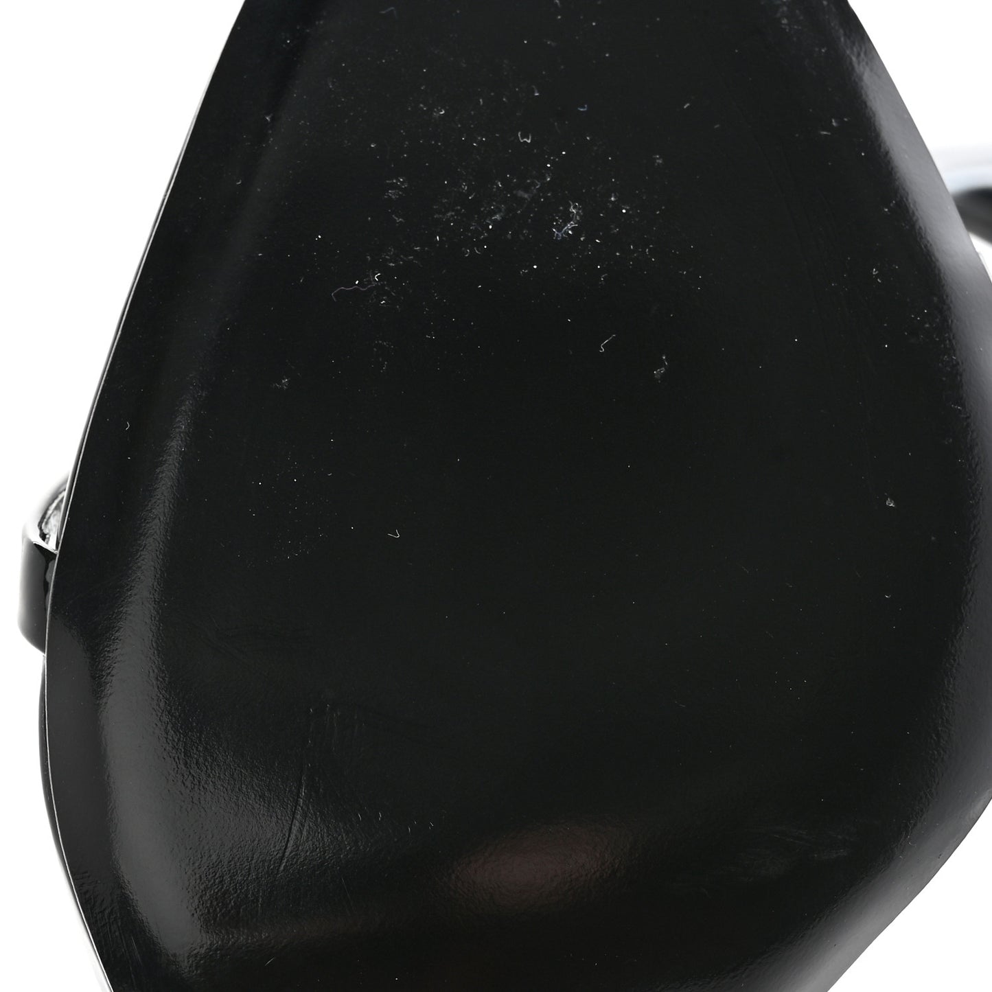 Patent Calfskin Opyum 110 Sandals 40 Black