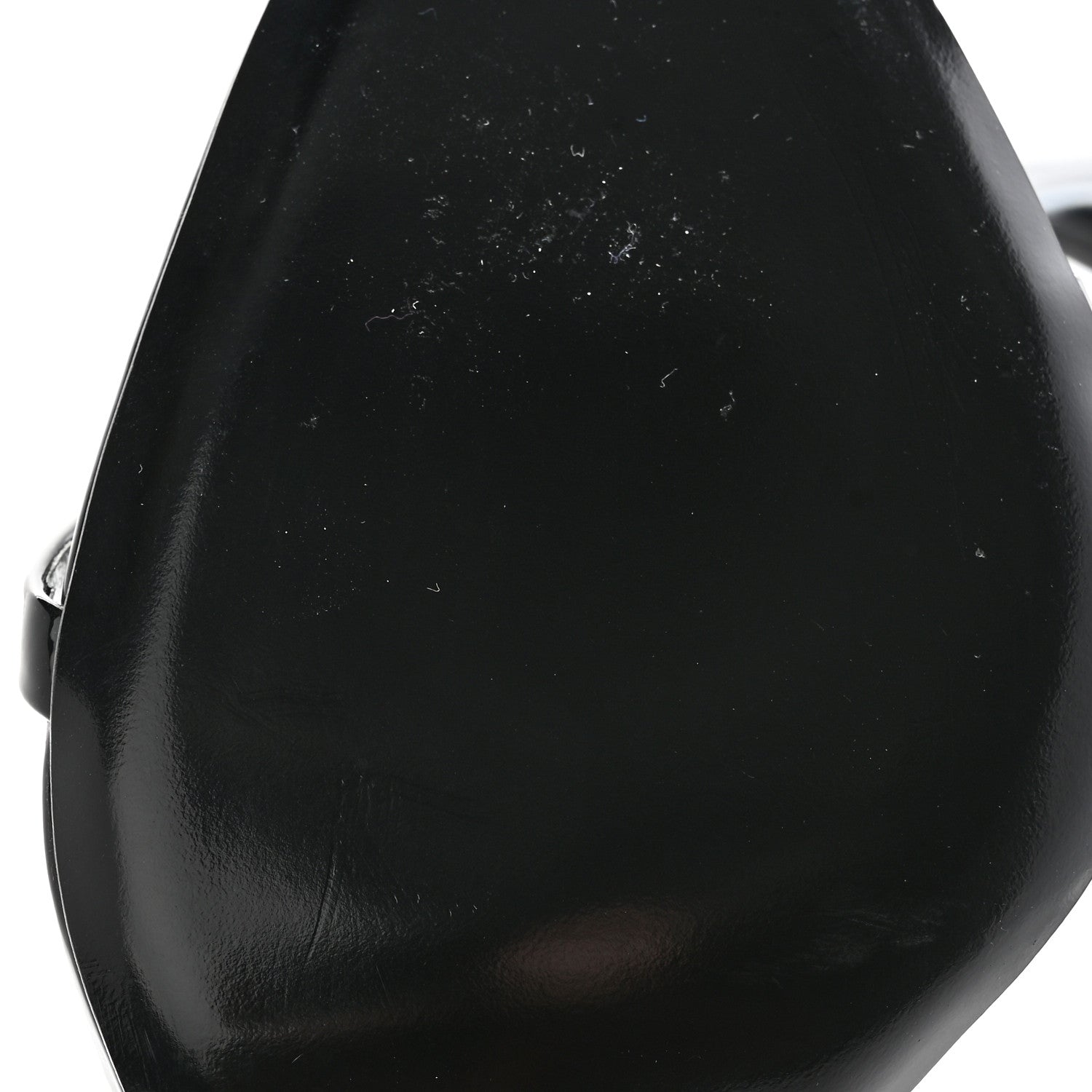 Saint Laurent Patent Calfskin Opyum 110 Sandals 40 Black 8 of 11