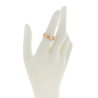 Cartier 18K Pink Yellow White Gold Small Trinity Ring 52 6 2 of 5