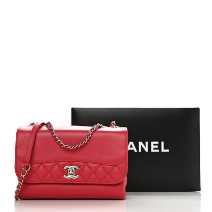 Chanel Calfskin Mini Tramezzo Flap Red 12 of 12