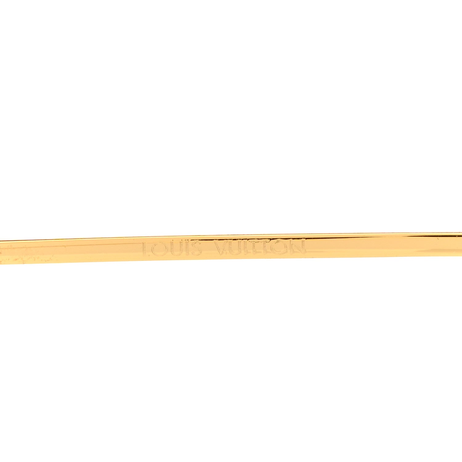Louis Vuitton Grease Mask Sunglasses Z1469U Gold 5 of 10