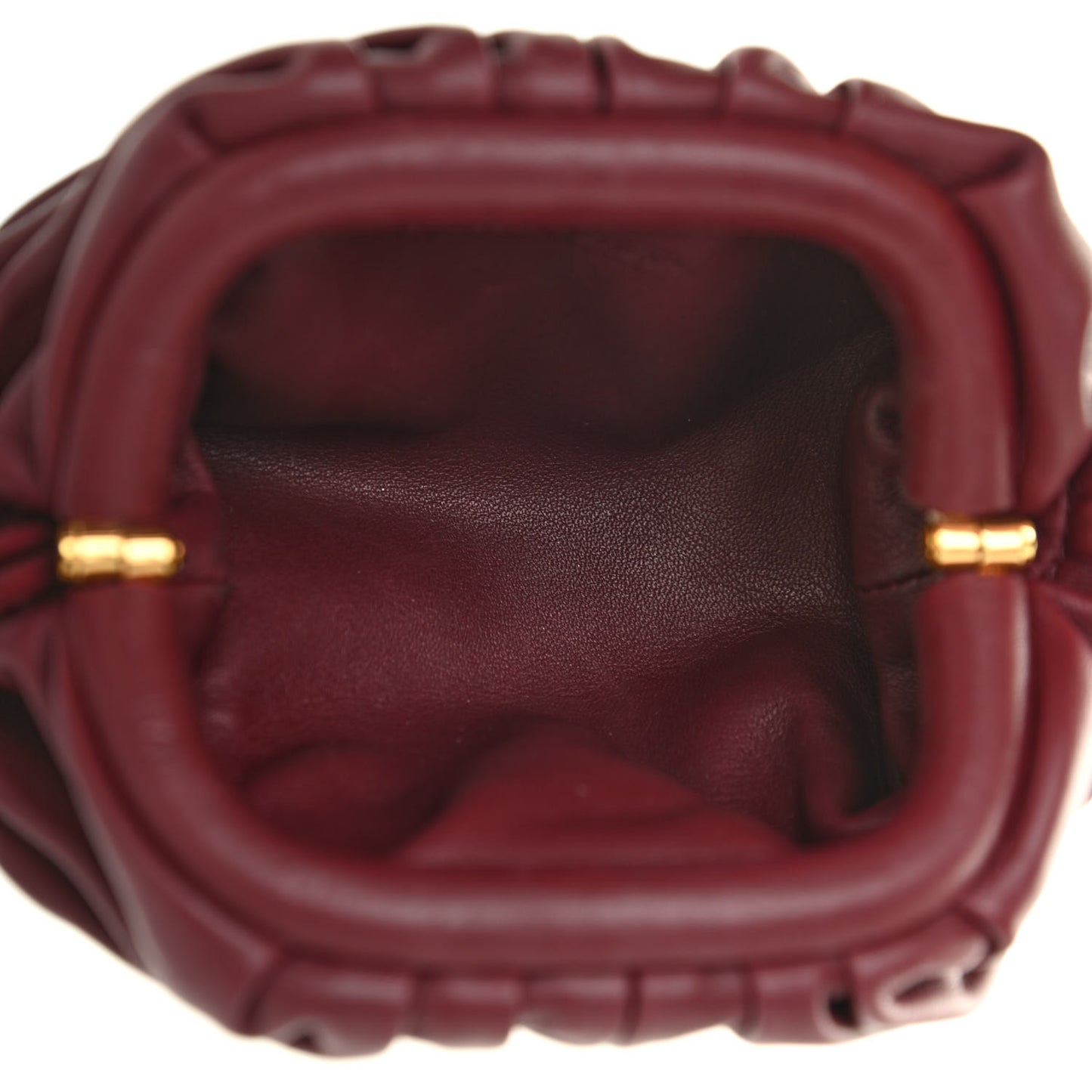 Butter Calfskin Coin Purse Bordeaux