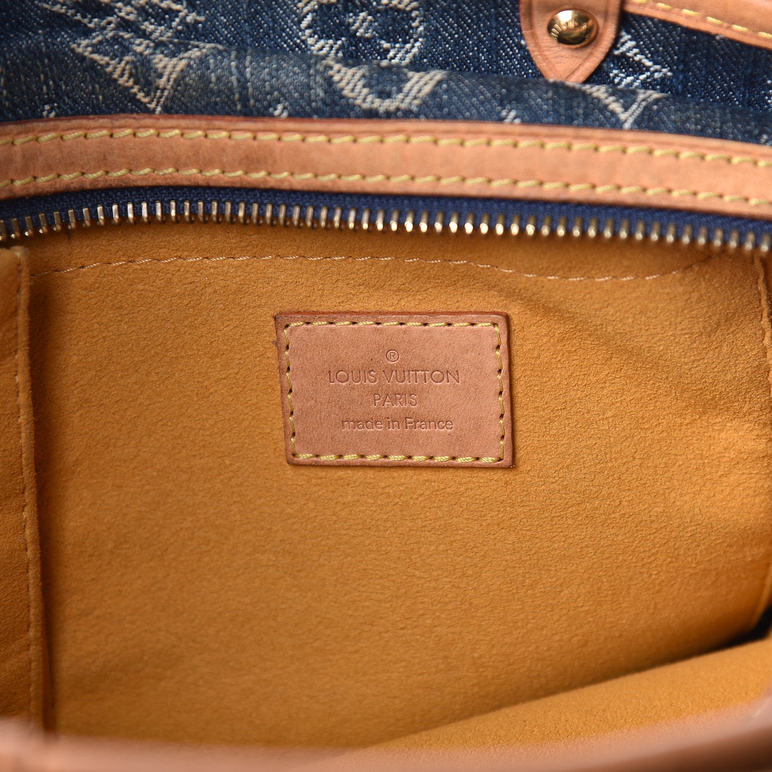 Louis Vuitton Denim Raye Porte Epaule MM 6 of 21