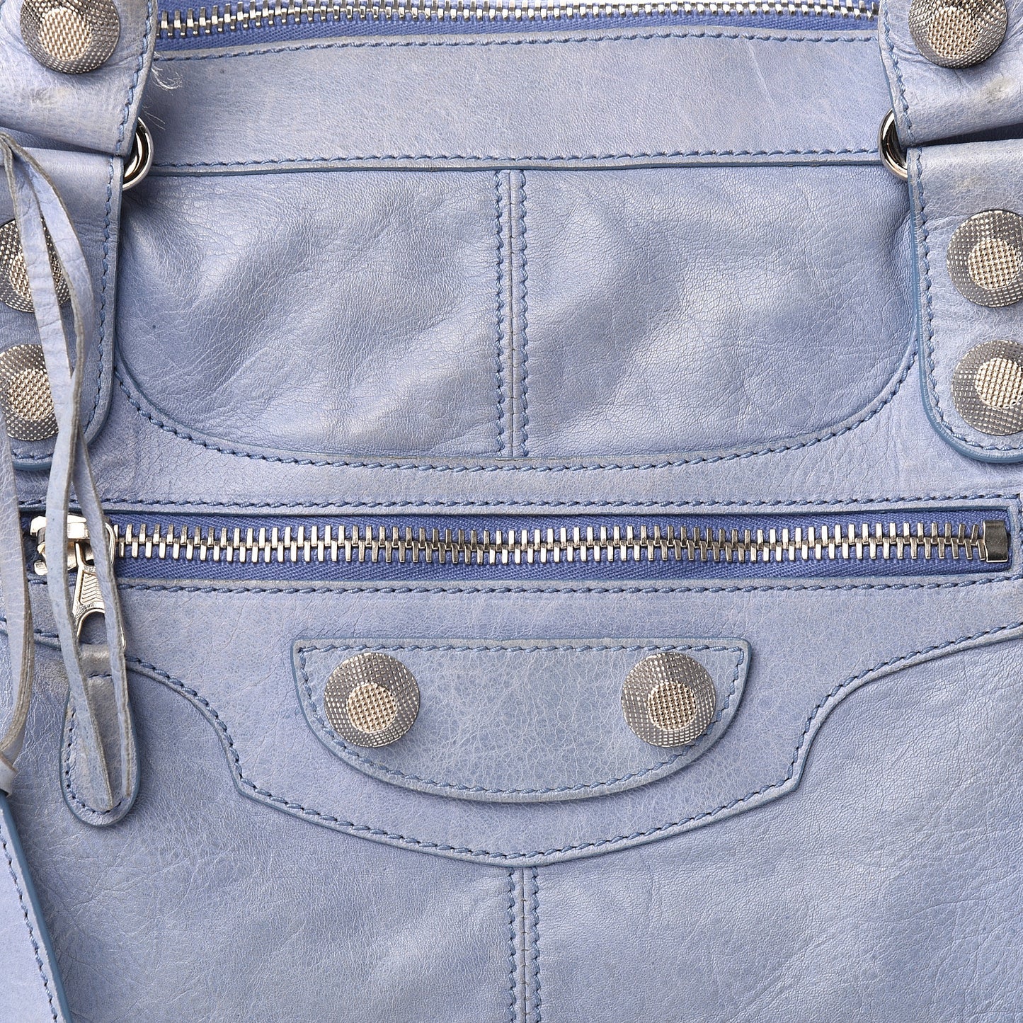 Agneau Giant 21 Silver Hardware Work Nuage