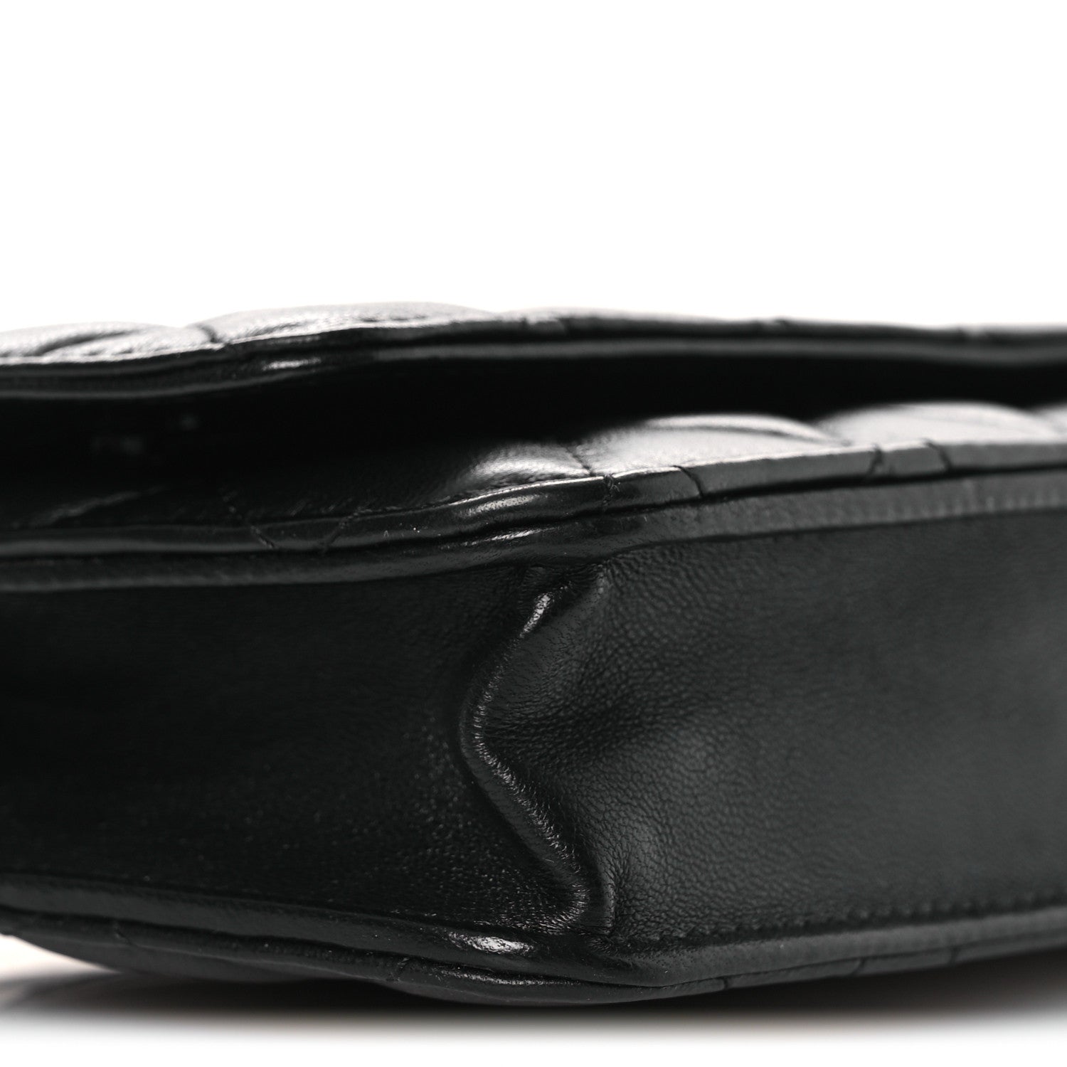 Chanel Lambskin Quilted Wallet On Chain WOC Black 18 of 22