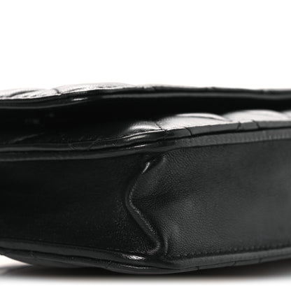 Chanel Lambskin Quilted Wallet On Chain WOC Black 18 of 22