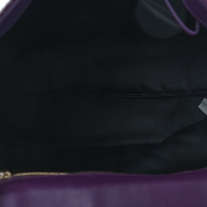 Versace Patent Borsa Couture Shoulder Bag Purple 4 of 7