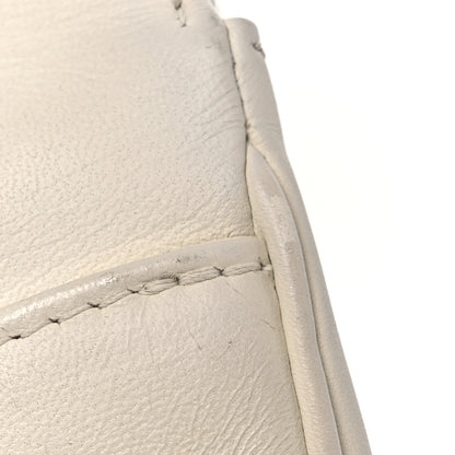 Chanel Lambskin CC Mania Flap Bag White 11 of 11