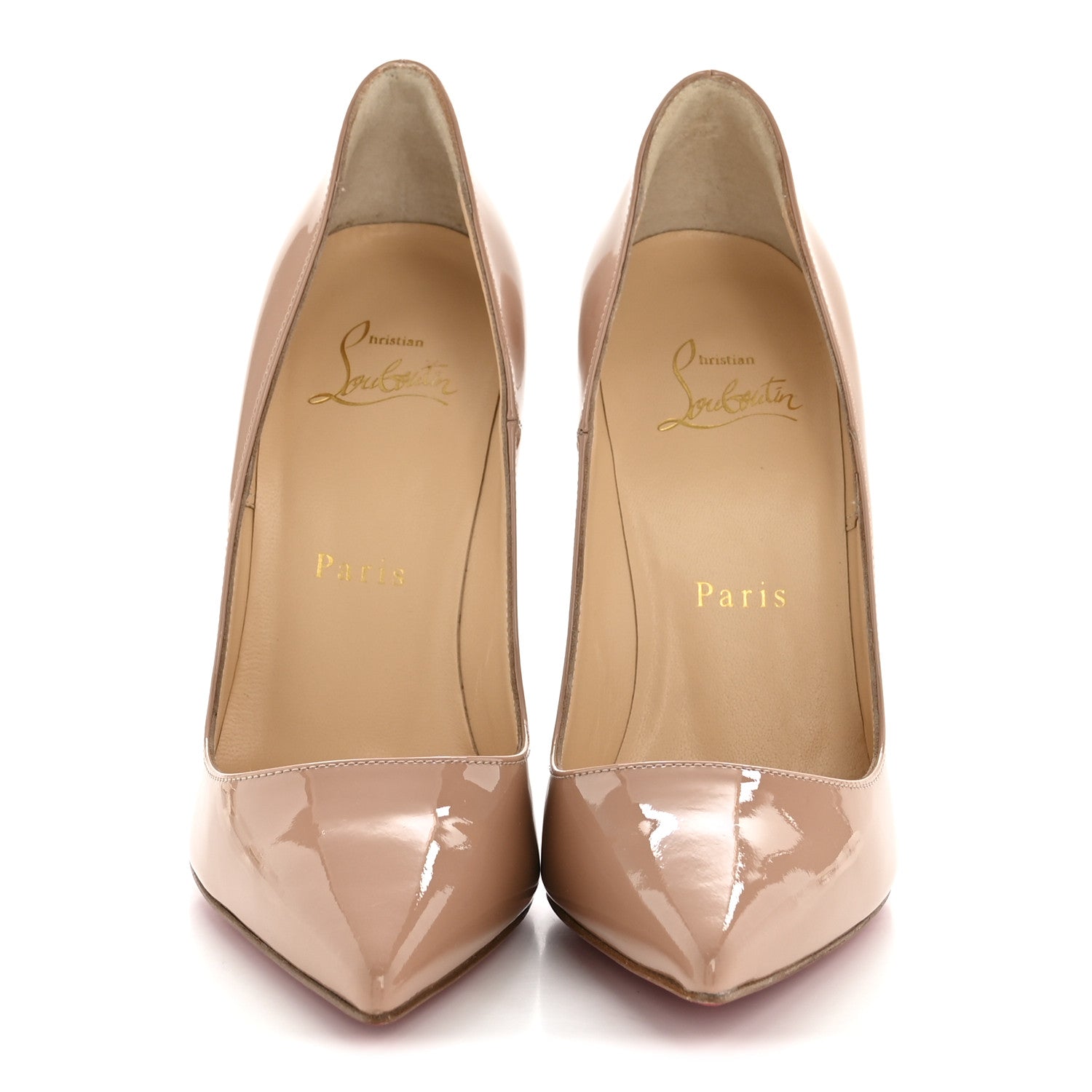 Christian Louboutin Patent So Kate 120 Pumps 36 Nude 3 of 11