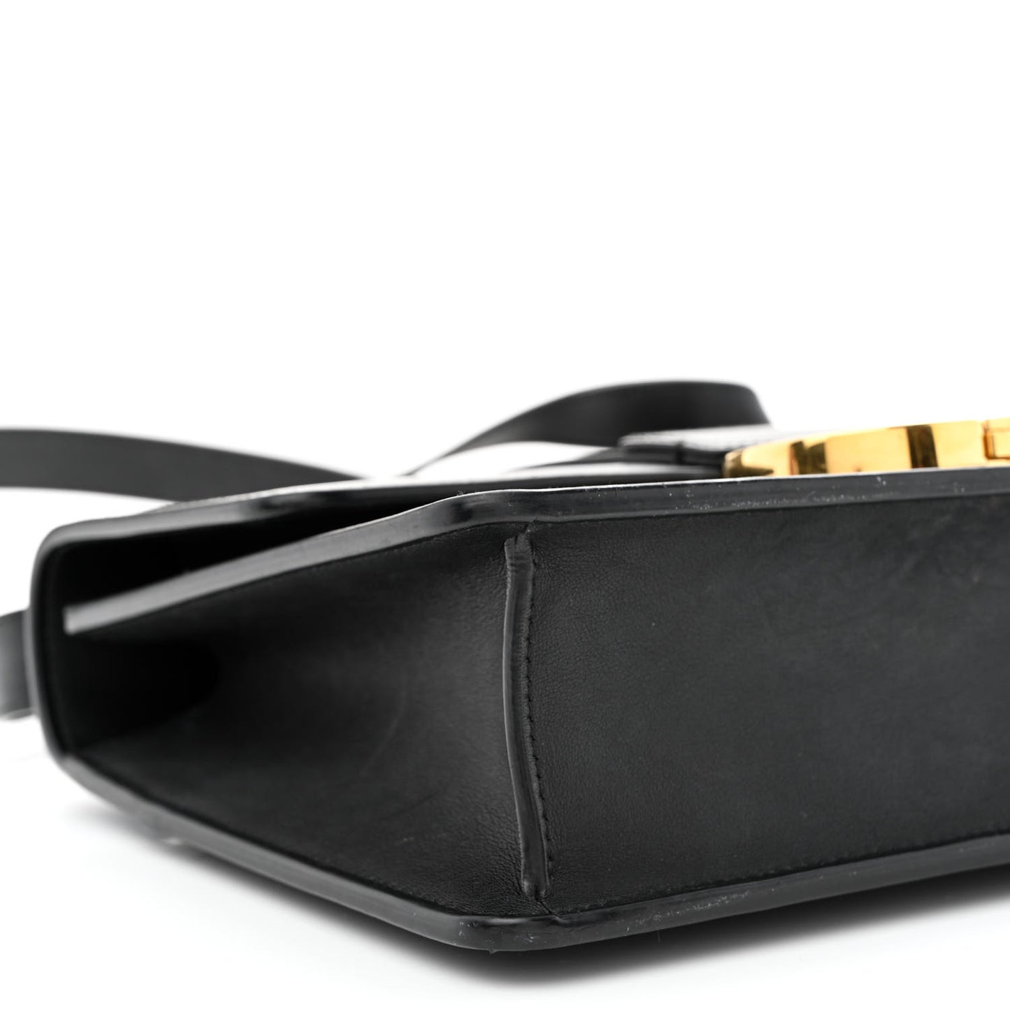 Smooth Calfskin 30 Montaigne Flap Bag Black