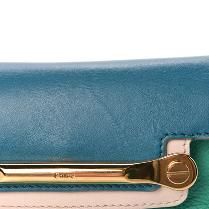 Chloe Calfskin Mini Clare Shoulder Bag Green Turquoise 9 of 14