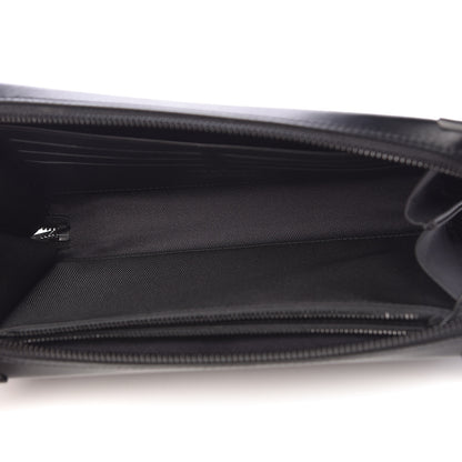 Louis Vuitton Monogram Tuffetage Soft Trunk Clutch Black 5 of 10