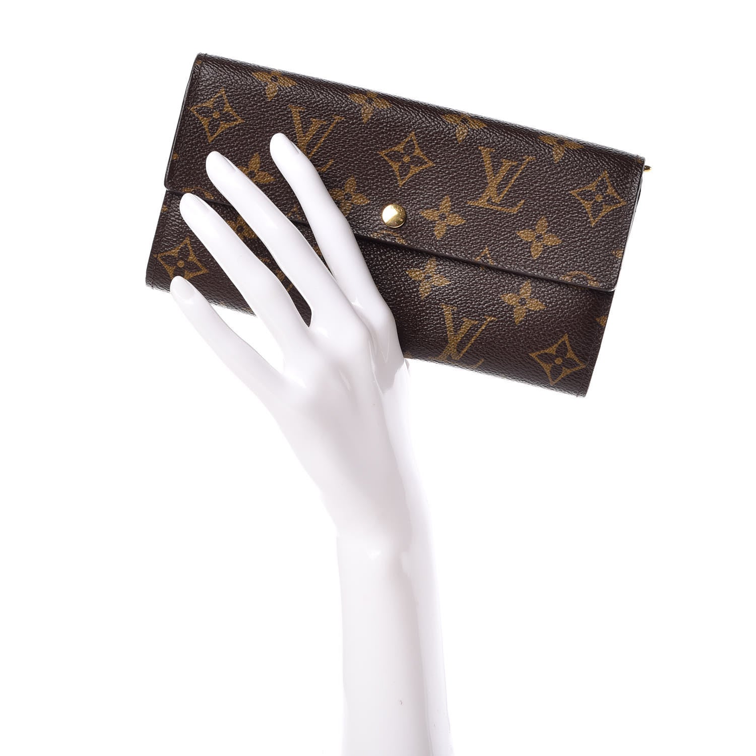 Louis Vuitton Monogram Sarah Wallet 2 of 12