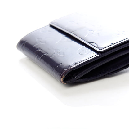 Louis Vuitton Vernis Elise Wallet Indigo 1 of 8