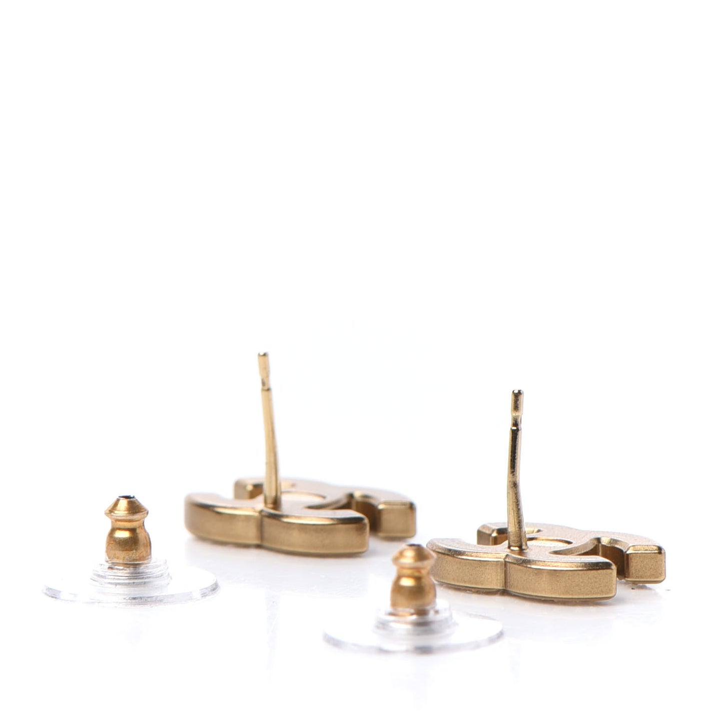 Crystal CC Earrings Gold