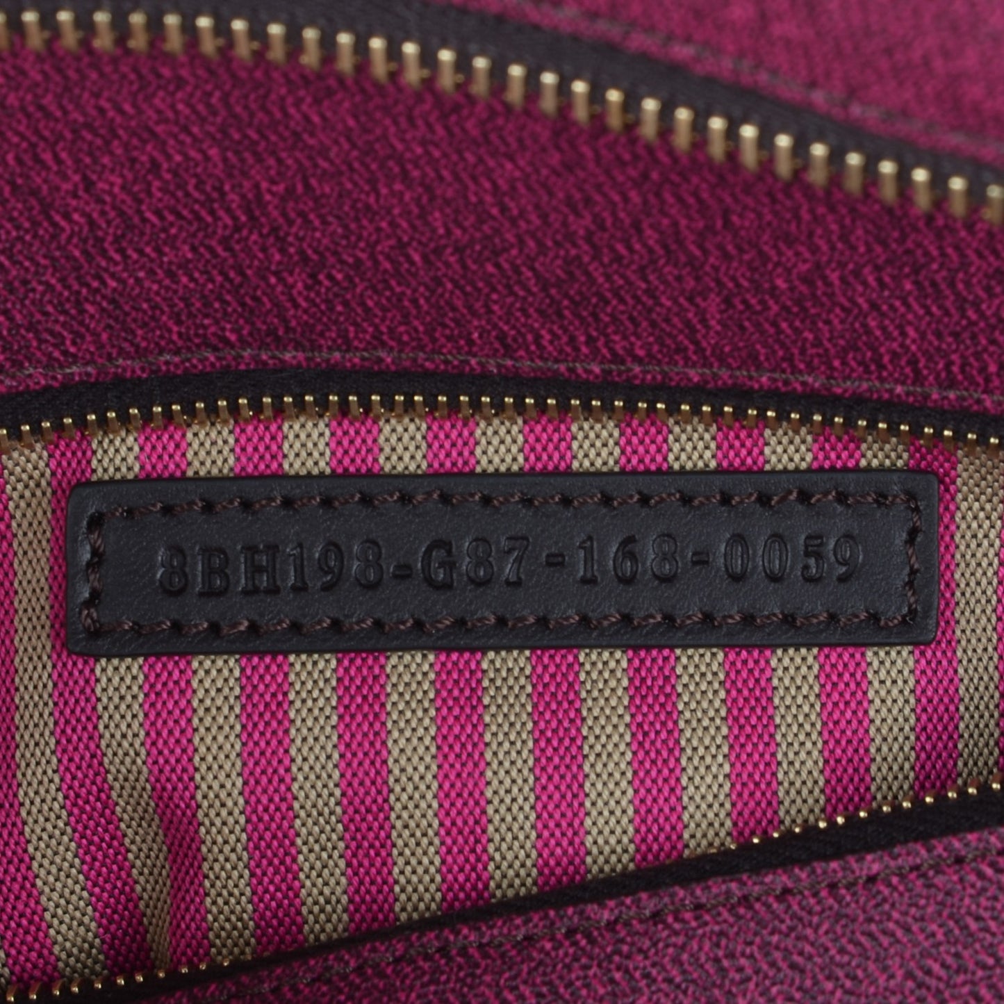 Zucca Spalmati Small Roll Tote Tobacco Fuxia