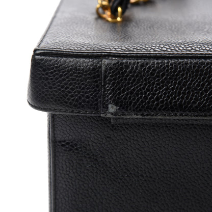 Chanel Caviar Vanity Train Case Black 10 of 15