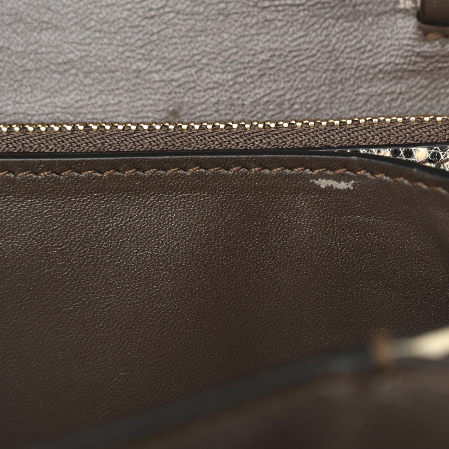 Lizard Medium Classic Box Flap Bag Natural
