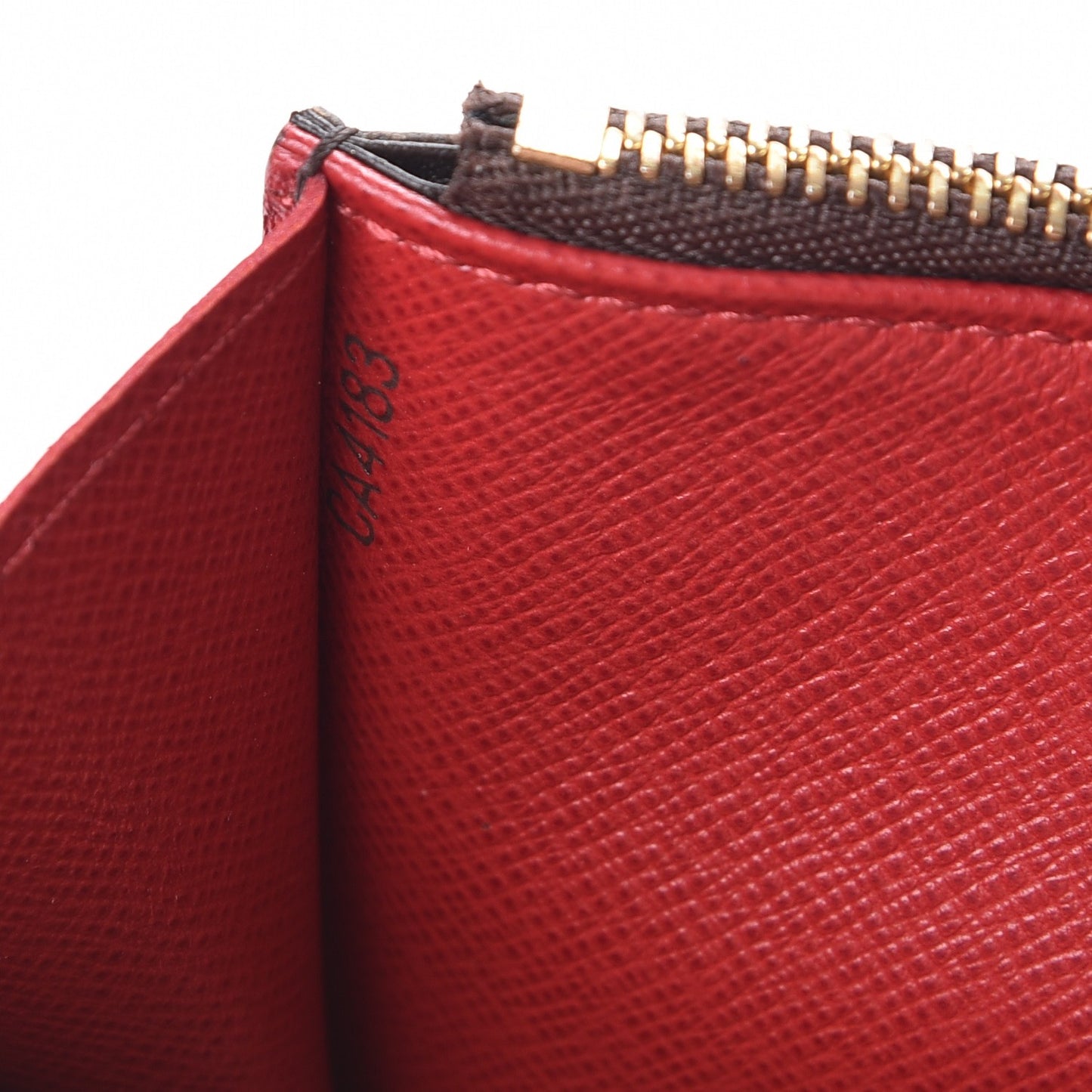 Monogram Emilie Wallet Red