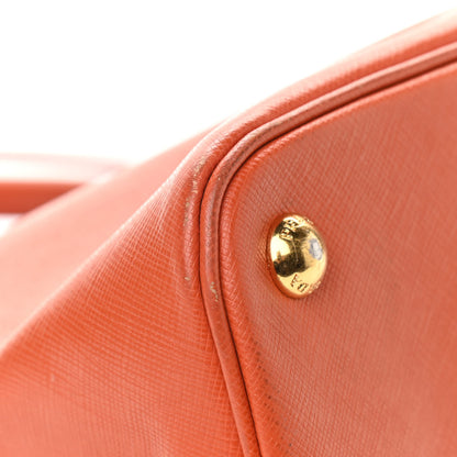 Prada Saffiano Lux Medium Promenade Tote Papaya 18 of 19