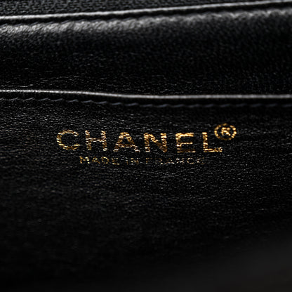 Chanel Caviar Quilted Jumbo Kelly Flap Black 6 of 10