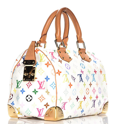 Louis Vuitton Monogram Multicolor Speedy 30 White 3 of 6